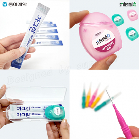 센스 데일리케어 6호ㅡ가그린스틱,스펀지치실,치간칫솔2 #5