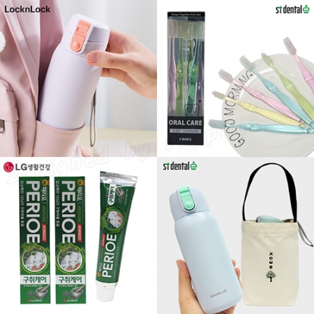 와우38호 선물세트 락앤락 코튼캔디 텀블러 오릴케어 크리스탈캡 치약 100g // 쇼핑백 #5