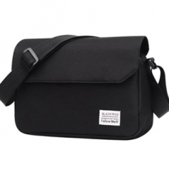 Y리빙 블랙 크리스 메신저 백, 데일리 크로스백 캐주얼백 여행보조가방