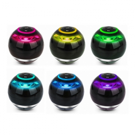 CAMAC LED 레인보우 미니 블루투스 스피커 CMK-70CBS #3