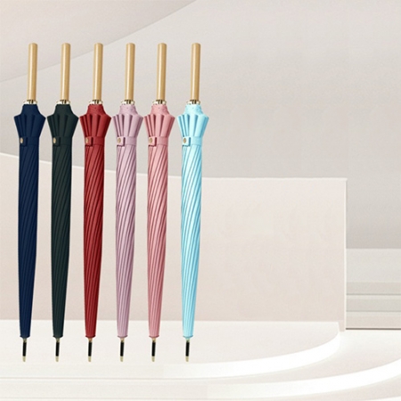 로페리아 58X16K 솔리드 우드 일자손잡이 장우산 0189839 #2