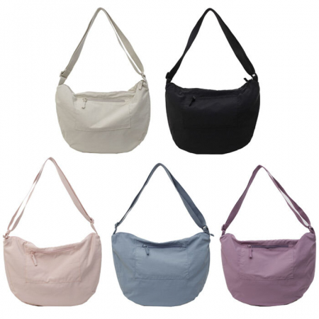 B047 하프문 크로스백 캐주얼 패션 무지 가방 인쇄 답례품 #2