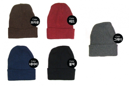 롱비니 비니 벙거지모자 개별opp 자수 #2