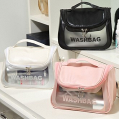 B056 심플 트래블 워시백 여행용방수파우치 세면백 목욕가방 인쇄 답례품