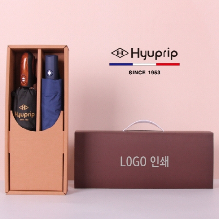 프리미엄 우산세트-협립 3단 70 폰지 완전자동 골프우산 + 3단 모던 완전자동우산 #2