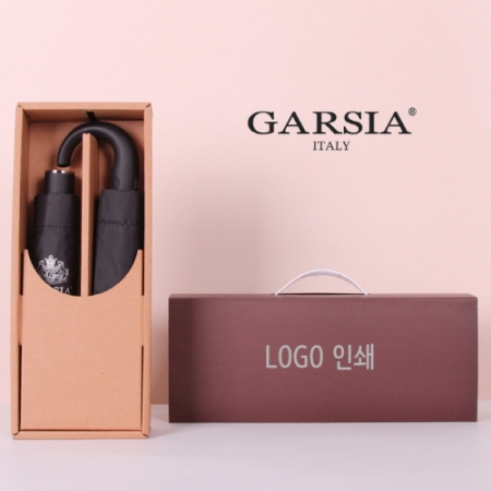 프리미엄 우산세트-가르시아 3단 블랙 곡자 완전자동 우산+3단 심플 수동 우산 #2