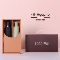 프리미엄 우양산세트, 협립 3단 모던 완전자동우산 + 협립 3단 미니 암막 데이지 완전자동우산