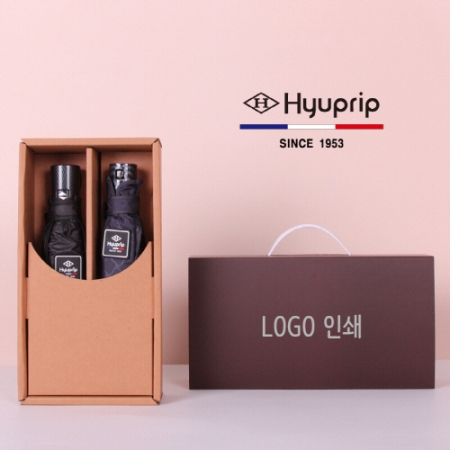 프리미엄 우양산세트-협립 3단 암막 고밀도 커넥션 완전자동우산 + 협립 3단 암막 커넥션 수동 우양산 #2