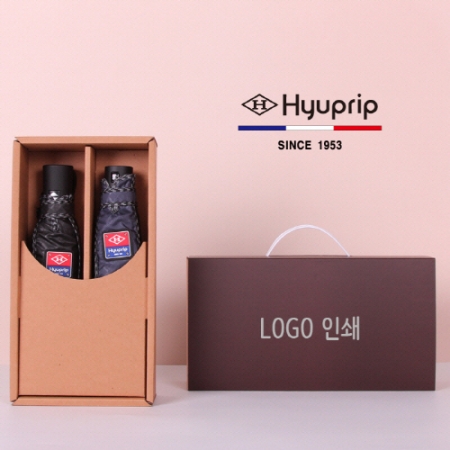 프리미엄 우산세트-협립 3단 엠보 완전자동우산 + 3단 수동우산 #2