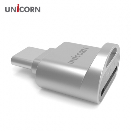 유니콘 CTF-100R C타입 OTG TF 카드리더기, 마이크로SD 미니메탈 블랙박스 리더기 #5