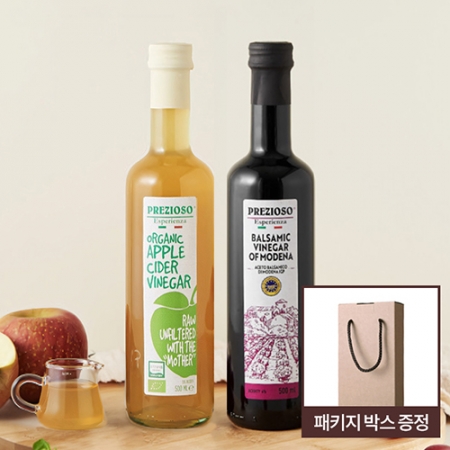 프레지오소 발사믹식초+애플 사이다 비네거 500ml 세트 #2