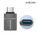 작은이미지: 유니콘 USB 3.1 A to C타입 OTG 변환젠더 휴대용 미니컨버터 5G초고속 CT-100A #2