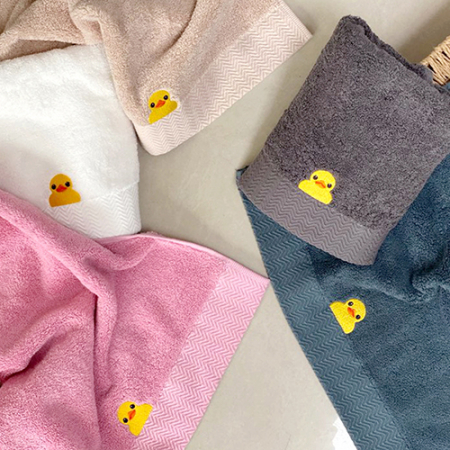 러버덕 보들 부드러운 세면타올 1매 40x80cm #4