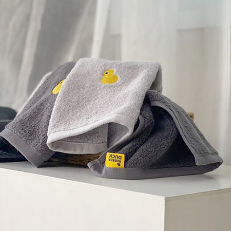 러버덕 폭신 고중량 세면타올 1매 40×85㎝ #4