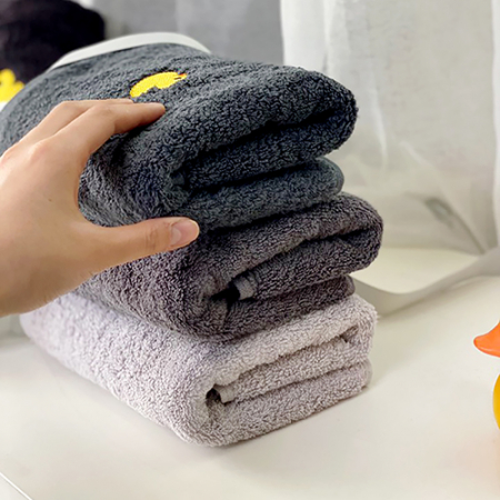 러버덕 폭신 고중량 세면타올 1매 40×85㎝ #5