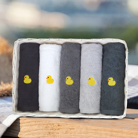 러버덕 폭신 고중량 세면타올 1매 40×85㎝ #7