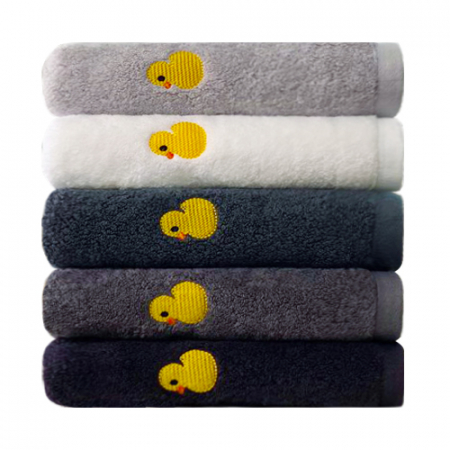 러버덕 폭신 고중량 세면타올 1매 40×85㎝ #2