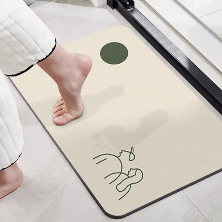 포이포이 프리미엄 규조토 발매트 빨아쓰는 욕실 주방 현관 논슬립 물흡수 규조토매트 선물 사은품 #3