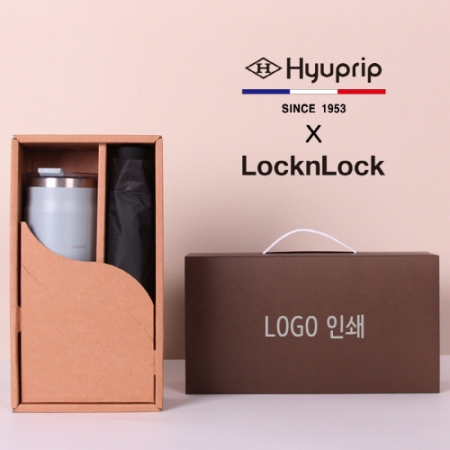 협립 3단 58 카본 암막 수동 우양산 + 락앤락 메트로 머그 텀블러 1P 세트 #2