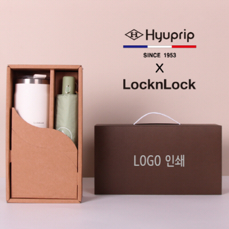 협립 3단 50 암막 데이지 완전자동 우양산 + 락앤락 메트로 머그 텀블러 1P 세트 #2