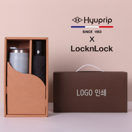 협립 3단 모던 완전자동 우산 + 락앤락 메트로 머그 텀블러 1P 세트 #2