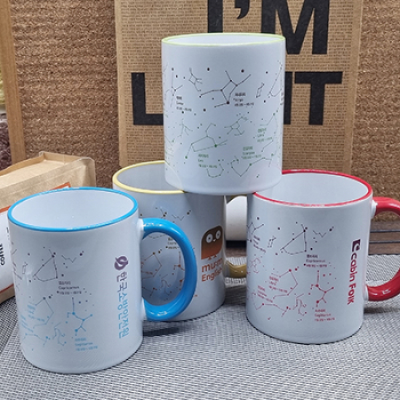 별자리 핸드라인 변색 머그컵 #3