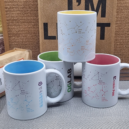 별자리 직선 인칼라 변색 머그컵 #2