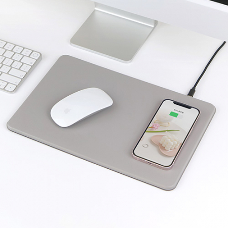 고속 무선 충전 마우스패드 ver.2 고급가죽 #2