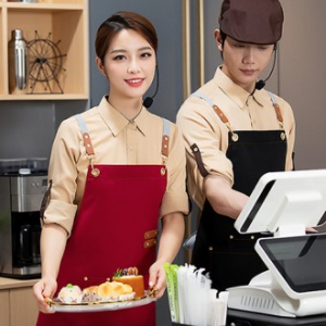 한스소프트니스 APR01 멀티포켓 고급 앞치마