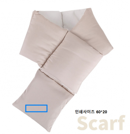포근 패딩 목도리 13*86cm 지퍼백포장 #3