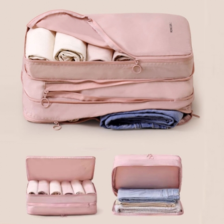 여행용이중 압축 지퍼 파우치 캐피어파우치 여행용파우치 #2