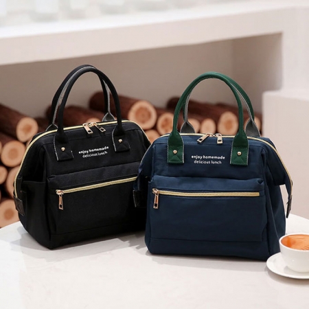 C063 모던 심플 보온 보냉백, 인쇄 보온 도시락 가방 미니 보냉가방 런치백 답례품 #3