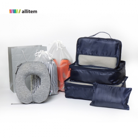 달팡 메모리폼 목베개 + 여행용6종 파우치세트 #2