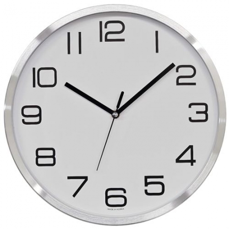 310mm 알루미늄 벽시계 (무소음) #2