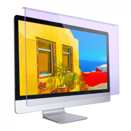 고부기 모니터 거치대 블루라이트 차단 거치식 액정보호 필름 시력보호 화면보호기 21.5인치 #2