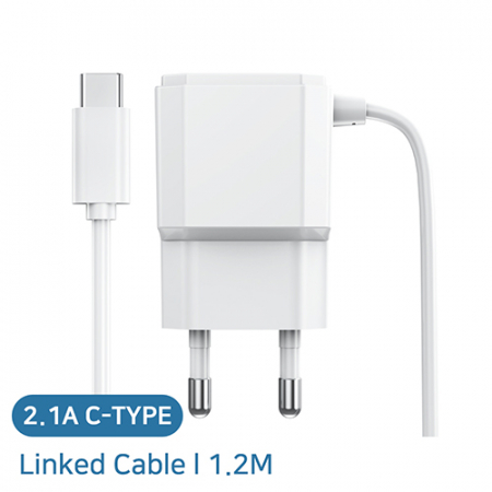 코끼리 가정용 C타입 가정용 충전기, 1.2M 케이블 일체형 #2