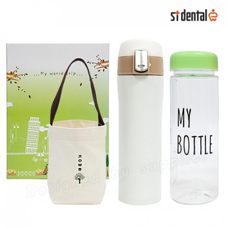 심플 보온보냉텀블러 선물세트2호 원터치락 보틀 텀블러파우치 #2