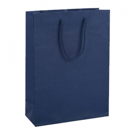 아베오 종이쇼핑백 250x100x340 엠보 T3호 네이비 #2