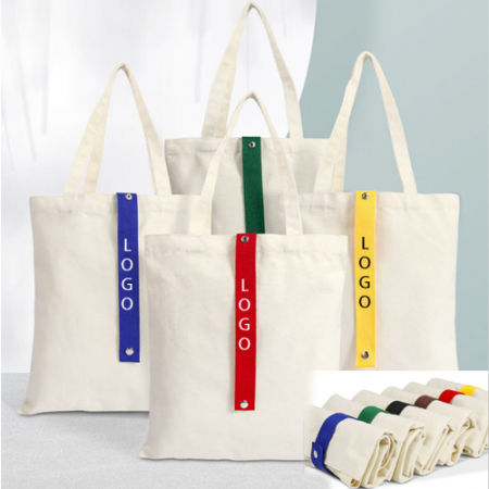 똑딱이 접이식 캔버스 에코가방 시장가방 휴대하기 편해요 신상품 #2