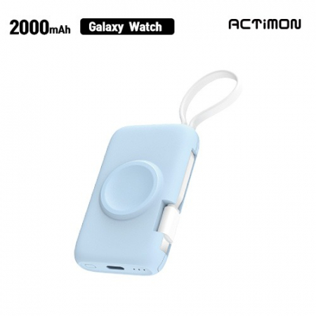 엑티몬 미니 갤럭시 워치 보조배터리 2000mAh #2