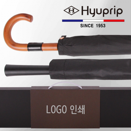 협립70 갤럭시 16K 원목 엔틱 곡자 장우산 + 75 카본 무광 리더스 장우산 2P세트 #2