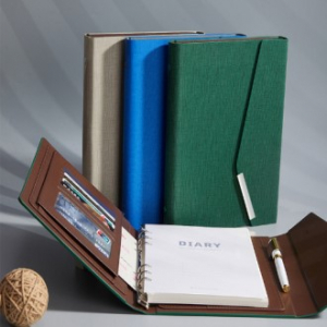 로페리아 A5 럭셔리 마그네틱 파우치형 다이어리 노트 0190129