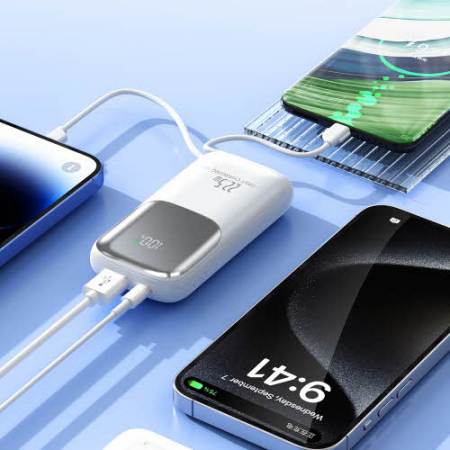 빌트인 LED PD 22.5W 10,000mAh 고속 보조배터리, C타입,8핀, 4대 동시충전 #6