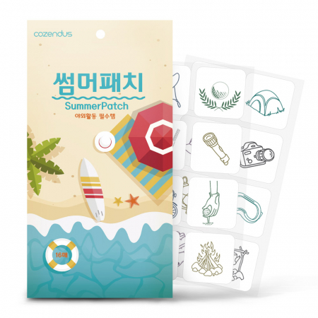 코젠더스 옷에 붙이는 판촉 썸머패치 8매x2 #2