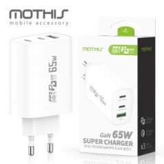 모디스 65W PD PPS GaN 3포트 초고속 충전기