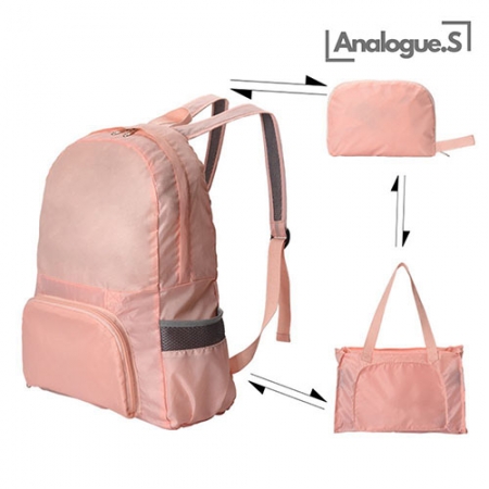 준케이 초경량 멀티 폴딩백팩 2in1 접이식 여행보조가방 #2