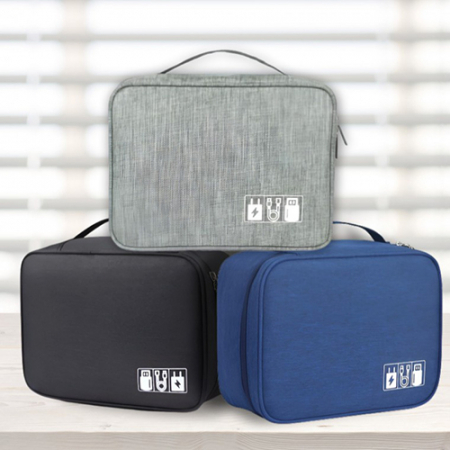 케이블 정리 파우치 가방 고급파우치 포함 #2