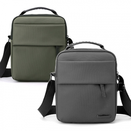 B075 투지퍼 캐주얼 남성용 크로스백 인쇄 행사 답례품 선물 판촉 주문제작 가방 #3