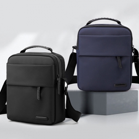 B075 투지퍼 캐주얼 남성용 크로스백 인쇄 행사 답례품 선물 판촉 주문제작 가방 #2