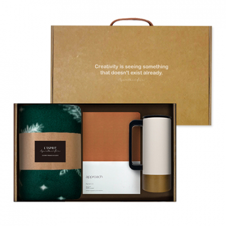 레스쁘리 프리미엄 다이어리 세트 C (담요 + 어프로치 플래너 + 런던로얄 텀블러) #2